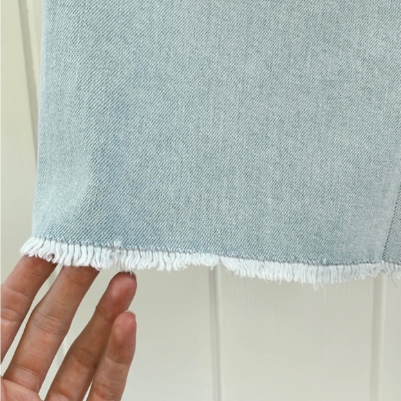 Seafarer Harry Two Tone Wide Leg Denim Italian Designer Rare Women 26 Raw Hem - Picture 8 of 12